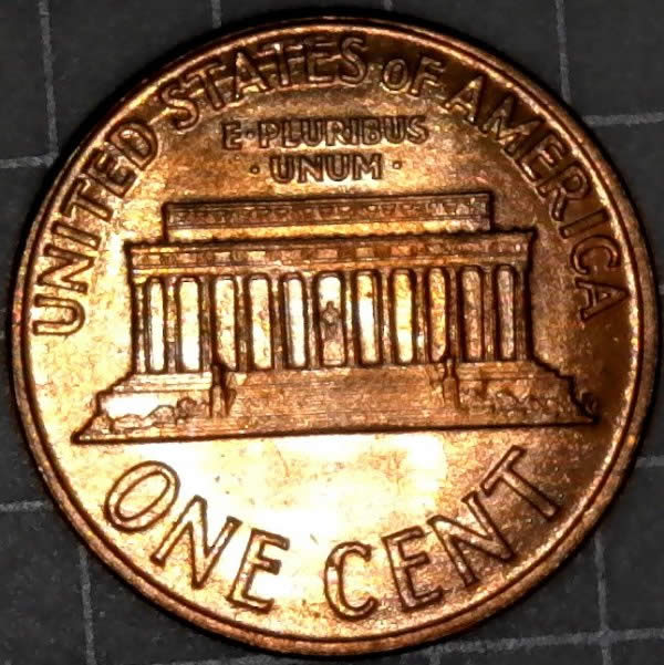 1960-D-Lincoln-Memorial-Cents-Tilted-Die-Clash-From-2nd-OBW-BU-Ebay-Roll